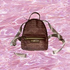 Juicy Couture Gothic Logo Chestnut Chino Mini Backpack